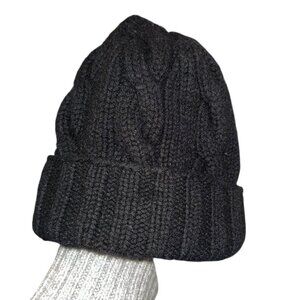 Ralph Lauren Cashmere wool blend cable knit cap hat snow ski winter